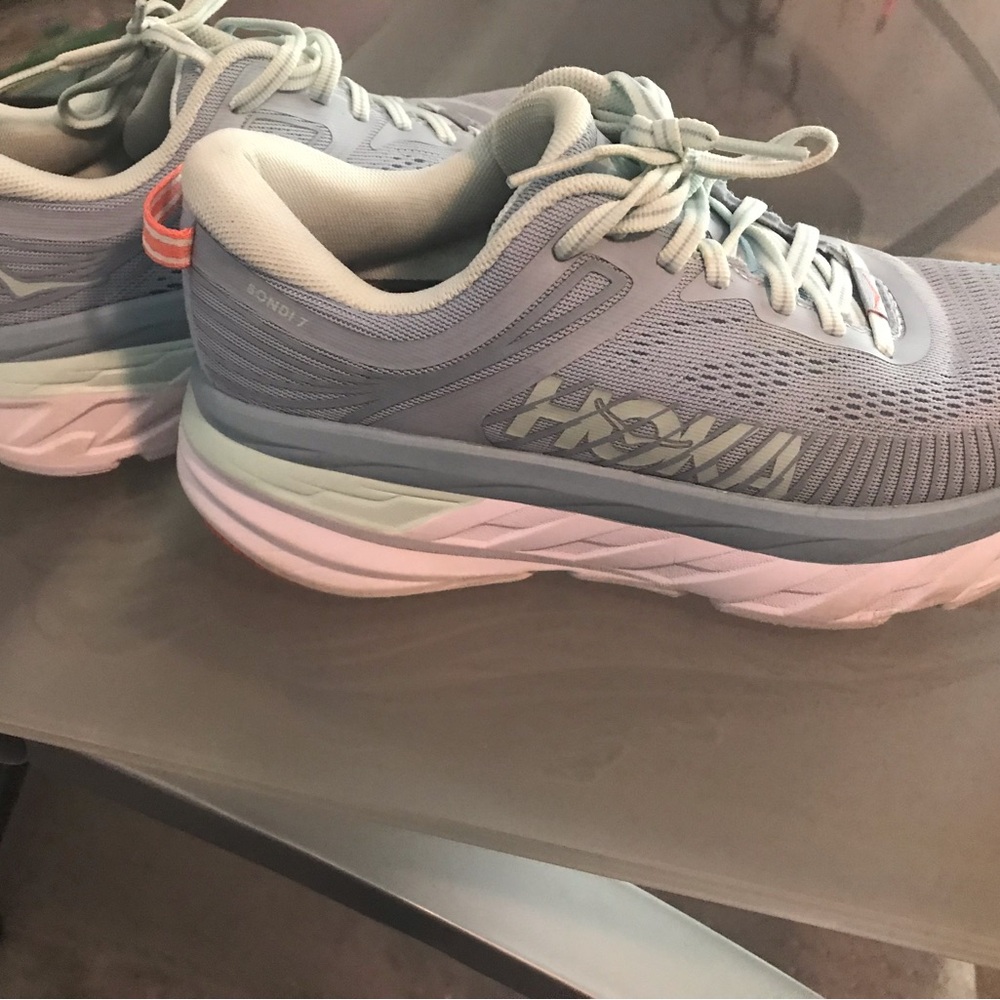 NEW Light blue Hoka sneakers. Size 6.5